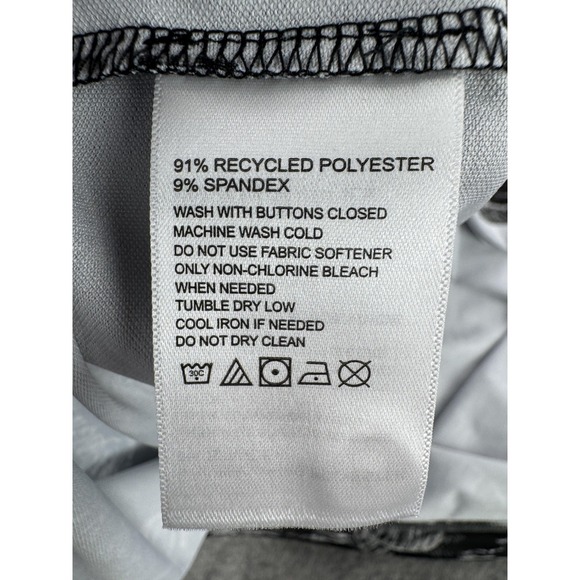 Tommy Bahama Polo Shirt Mens 3XL Black IslandZone Tropical Golf Print UPF 30 - Picture 5 of 10